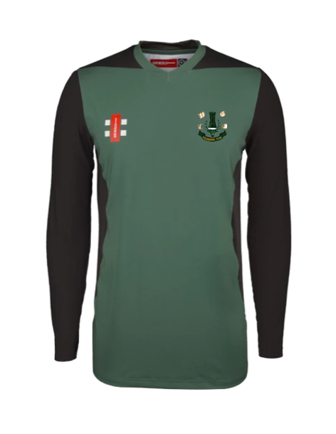 WOODFORD GREEN CC JUNIOR PRO PERFORMANCE LS T20 SHIRT