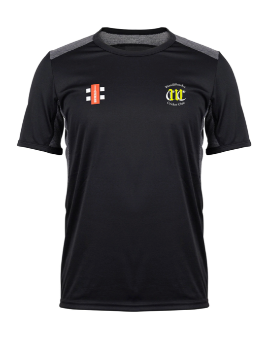 WESTCLIFF -ON-SEA CC JUNIOR PRO PERFORMANCE TRAINING TEE SHIRT BLACK