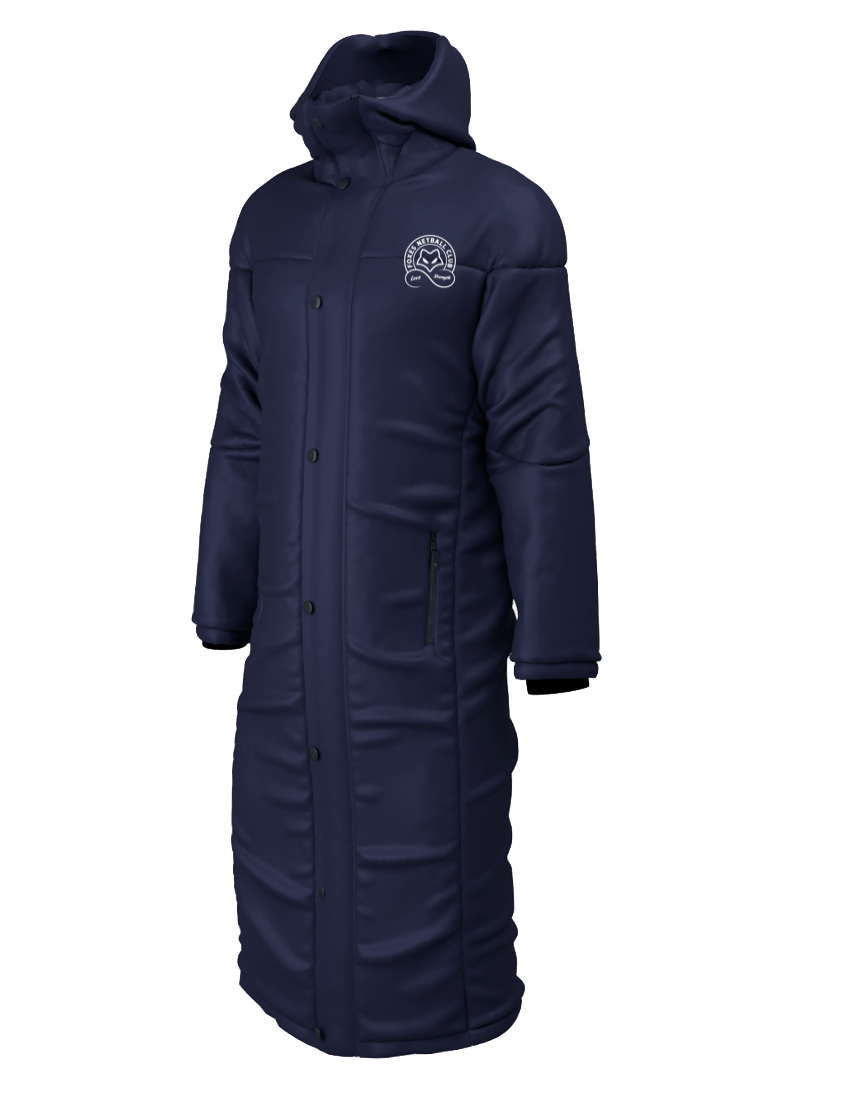 FOXES Netball Club Senior Bench Coat