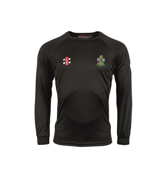 BENFLEET CC JUNIOR LS MATRIX TEE SHIRT BLACK